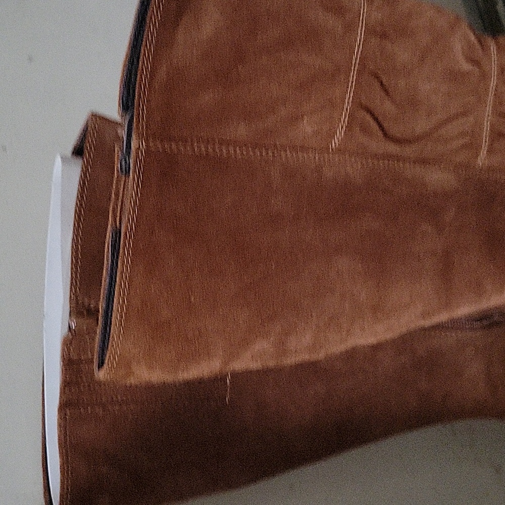Michael Kors knee high suede toffee colored boots - Picture 2 of 12